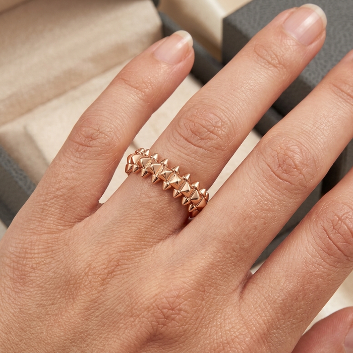 Bague anneau (maille, torsadé, clou…)