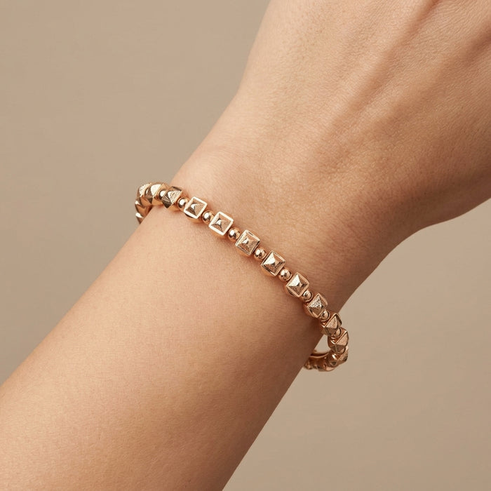 Bracelet jonc à pastilles & motifs