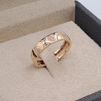 Bague Anneau Ciselé Or Rose – or 18 carats | Tariki