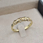 Bague Anneau Or Jaune - Motif Feuilles – or 18 carats | Tariki