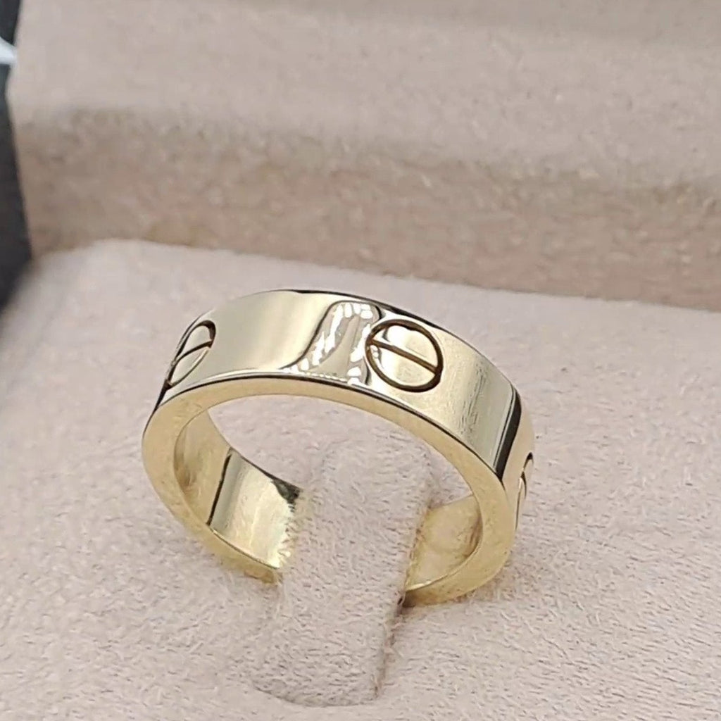 Bague Anneau Vis Or Jaune – or 18 carats | Tariki