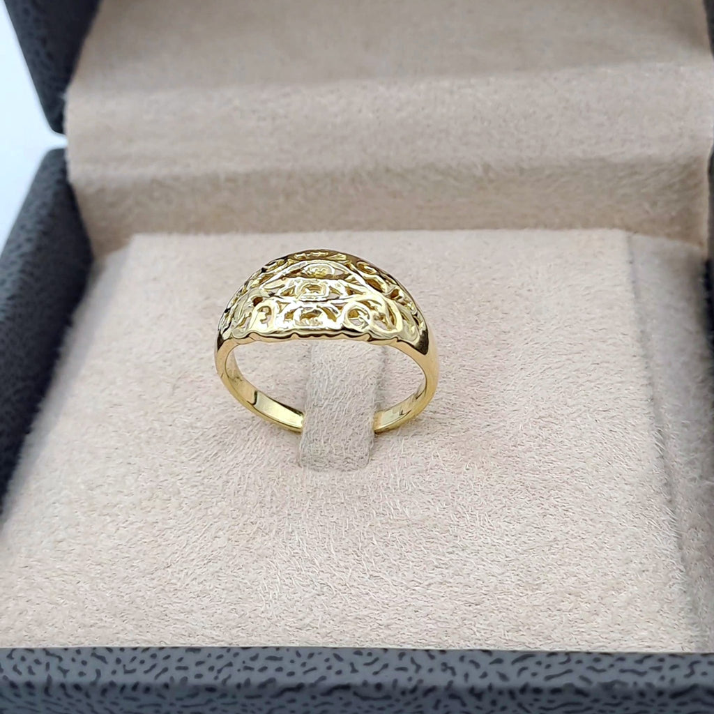 Bague Beldi Ajourée Or Jaune – or 18 carats | Tariki