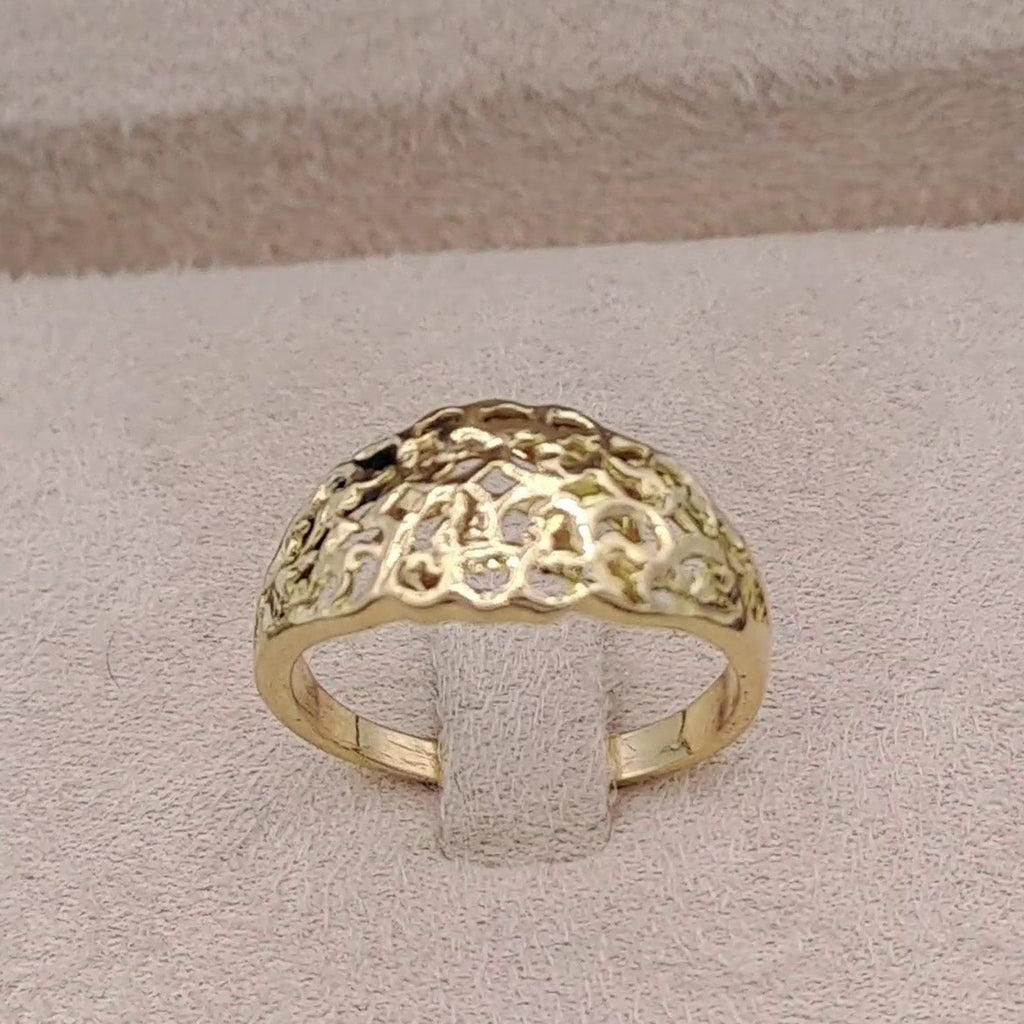 Bague Dôme Beldi Ajourée Or Jaune – or 18 carats | Tariki