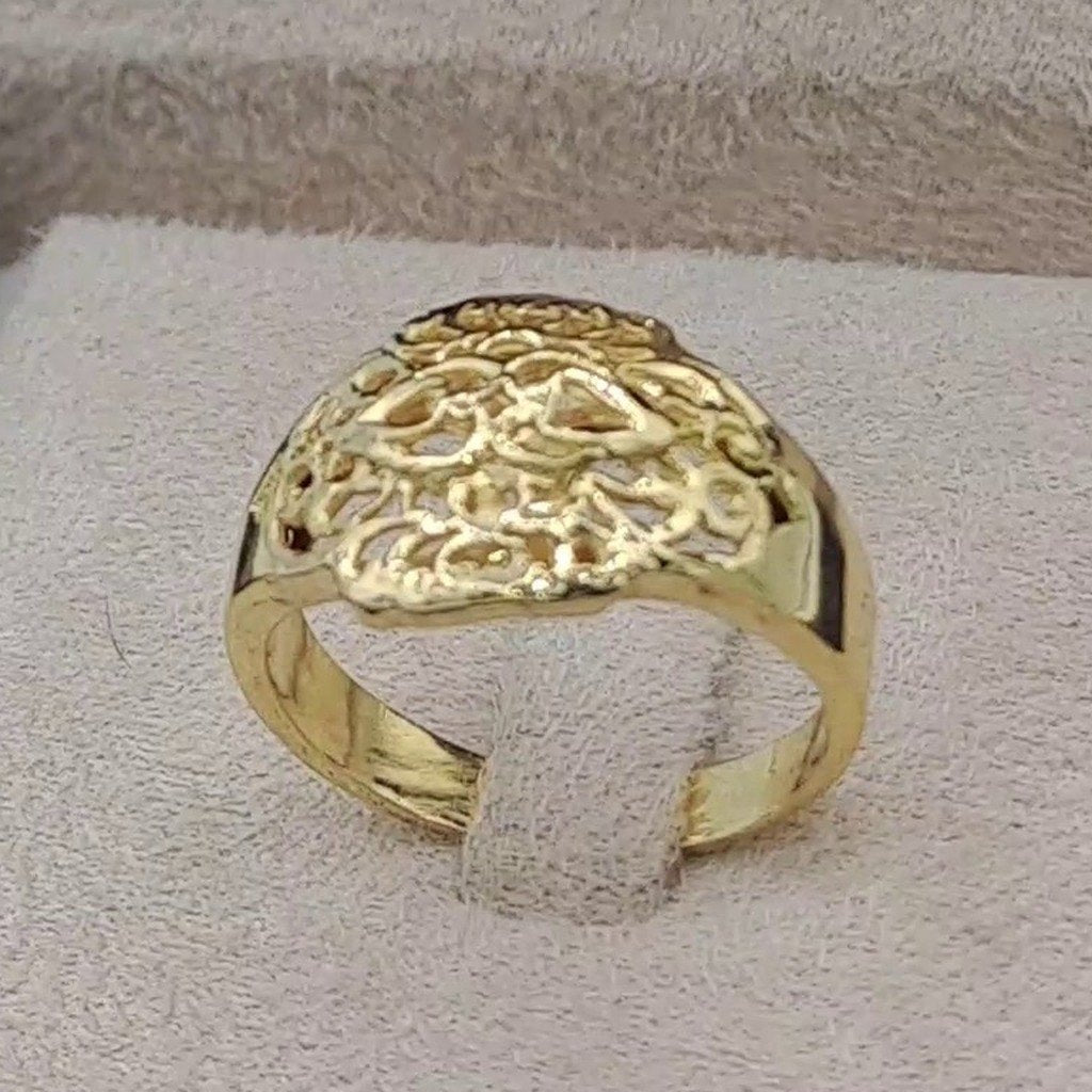 Bague Dôme Beldi Ajourée Or Jaune – or 18 carats | Tariki