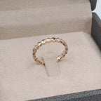 Bague Fine Or Rose - Sertie de Pierres – or 18 carats | Tariki