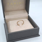Bague Fine Or Rose - Sertie de Pierres – or 18 carats | Tariki