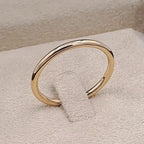 Bague Fine Simple Or Rose – or 18 carats | Tariki