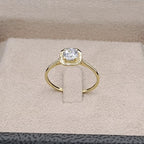 Bague Solitaire Fine Or Jaune – or 18 carats | Tariki