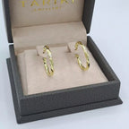 Boucles d'Oreilles Créoles Ciselées Or Jaune – or 18 carats | Tariki