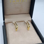 Boucles d'Oreilles Créoles Ovales Lisses Or Jaune – or 18 carats | Tariki