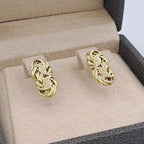 Boucles d'Oreilles Mini Créoles Maille Royale Or Jaune – or 18 carats | Tariki