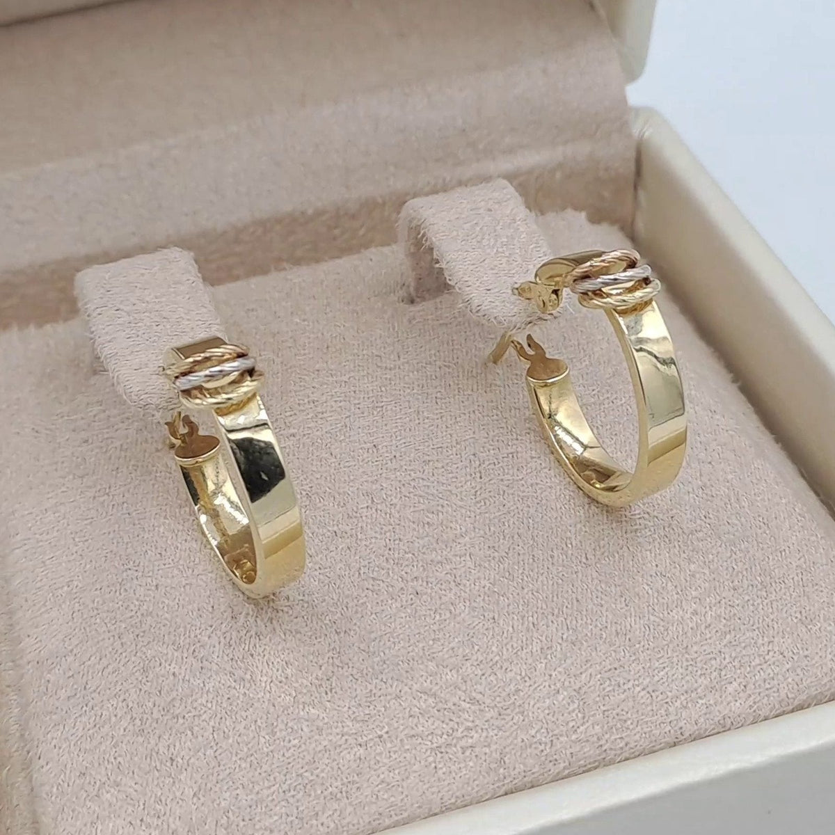 Boucles d'Oreilles Mini Créoles Or Jaune – or 18 carats | Tariki
