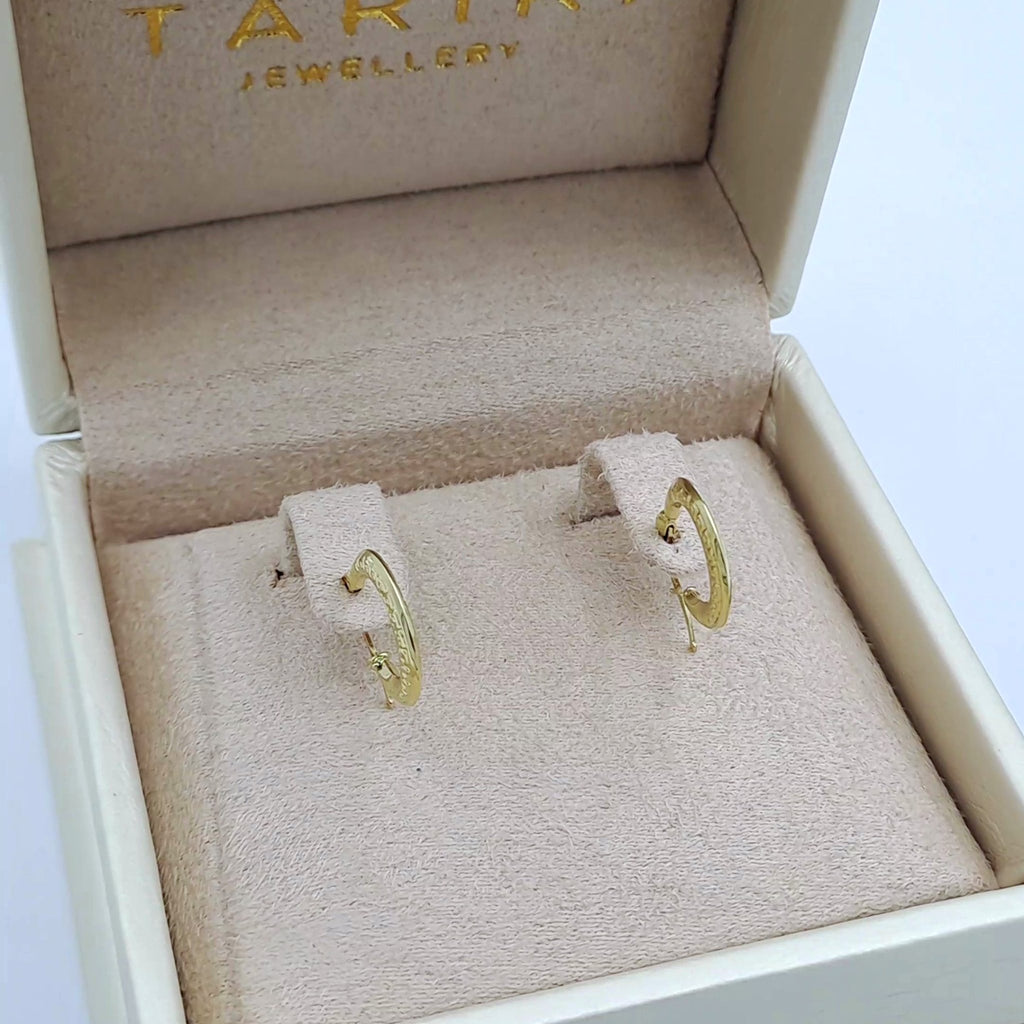 Boucles d'Oreilles Mini Créoles Or Jaune – or 18 carats | Tariki