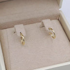 Boucles d'Oreilles Mini Créoles Or Jaune – or 18 carats | Tariki