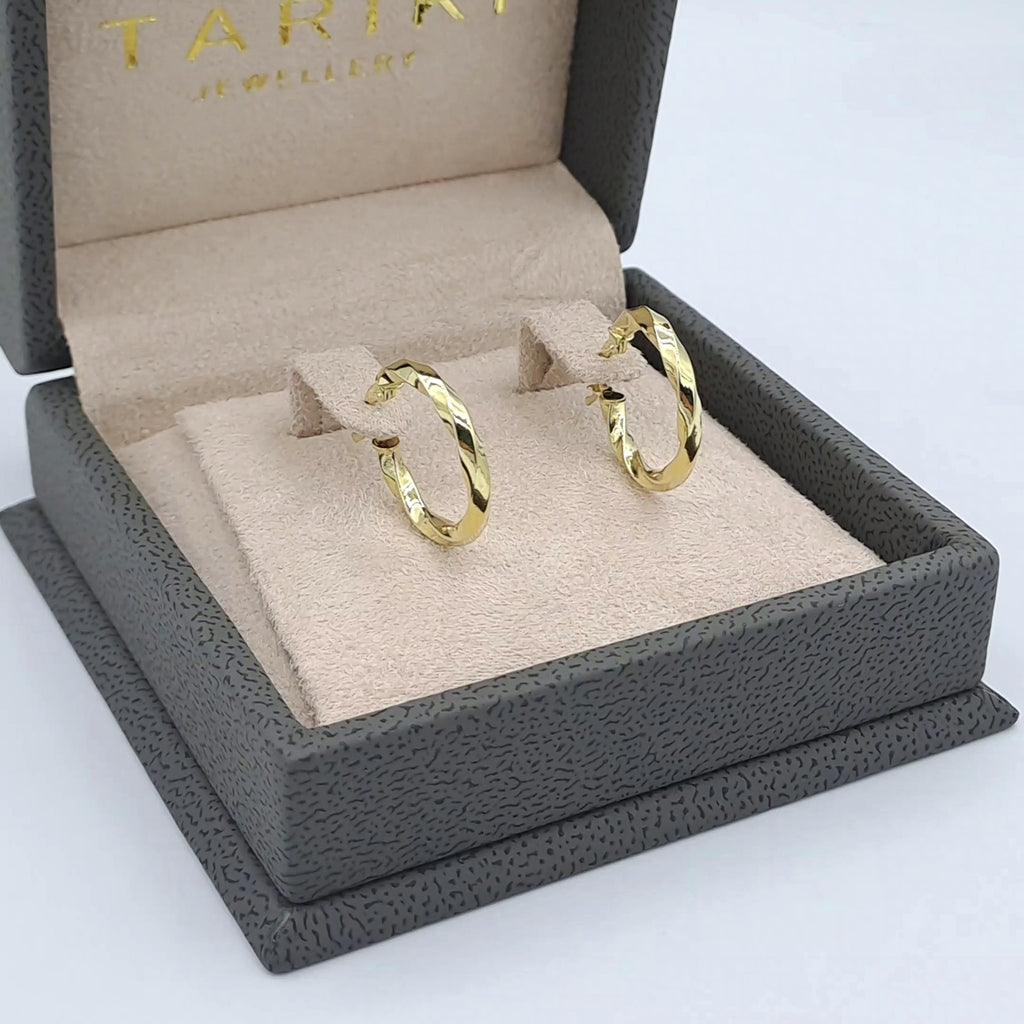 Boucles d'Oreilles Mini Créoles Or Jaune – or 18 carats | Tariki