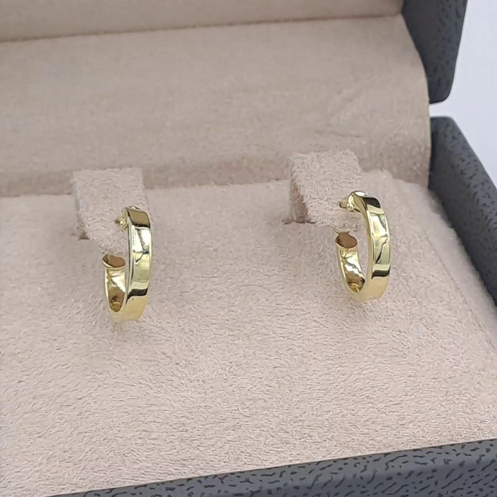 Boucles d'Oreilles Mini Créoles Or Jaune – or 18 carats | Tariki