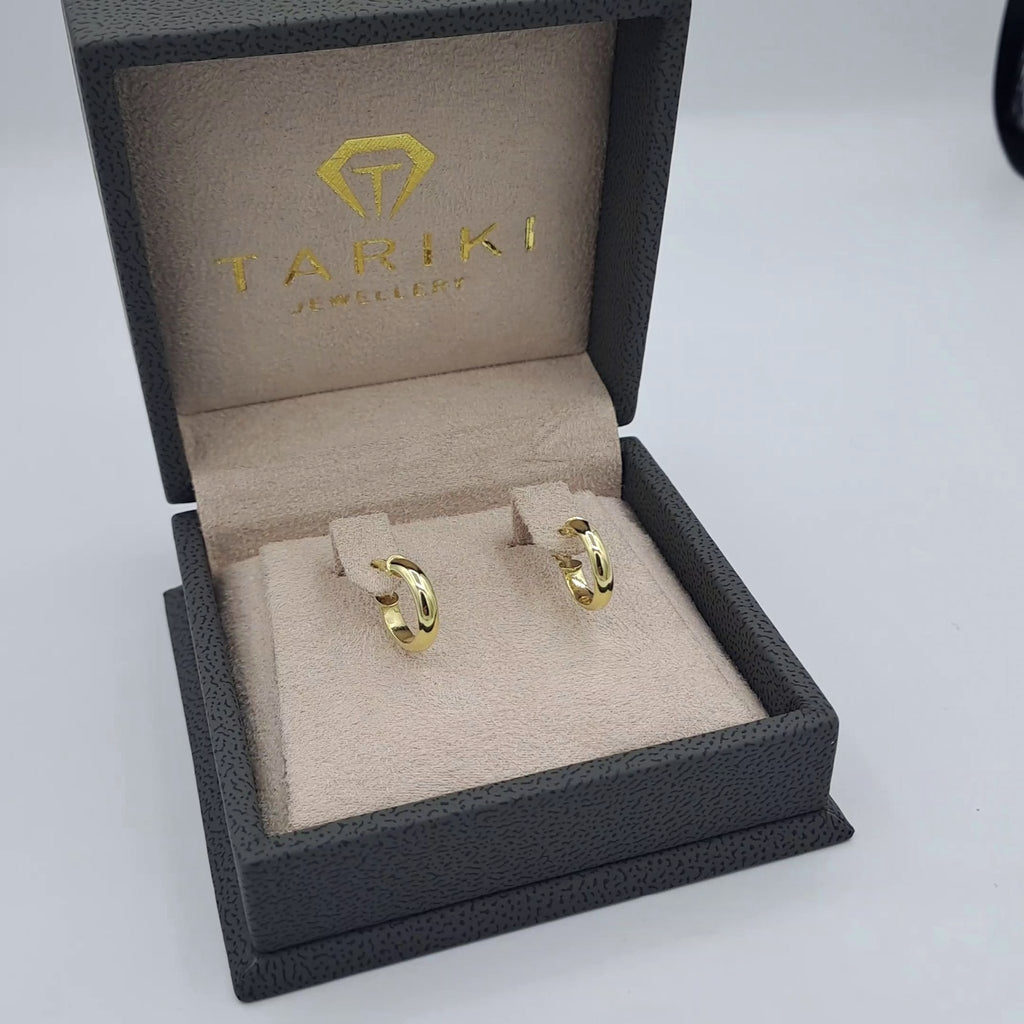 Boucles d'Oreilles Mini Créoles Or Jaune – or 18 carats | Tariki