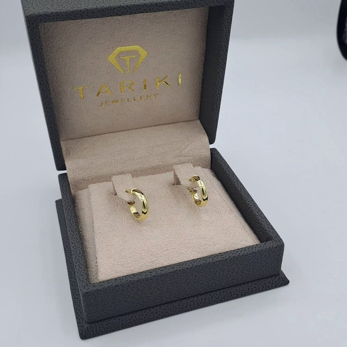 Boucles d'Oreilles Mini Créoles Or Jaune – or 18 carats | Tariki