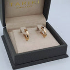 Boucles d'Oreilles Mini Créoles Or Rose – or 18 carats | Tariki