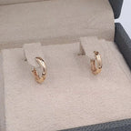 Boucles d'Oreilles Mini Créoles Or Rose – or 18 carats | Tariki