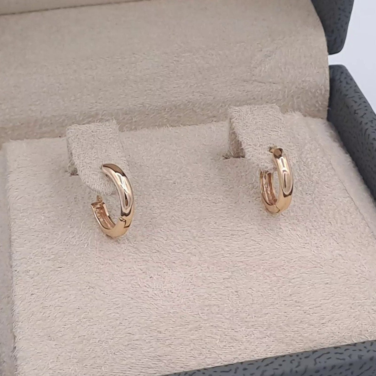 Boucles d'Oreilles Mini Créoles Or Rose – or 18 carats | Tariki