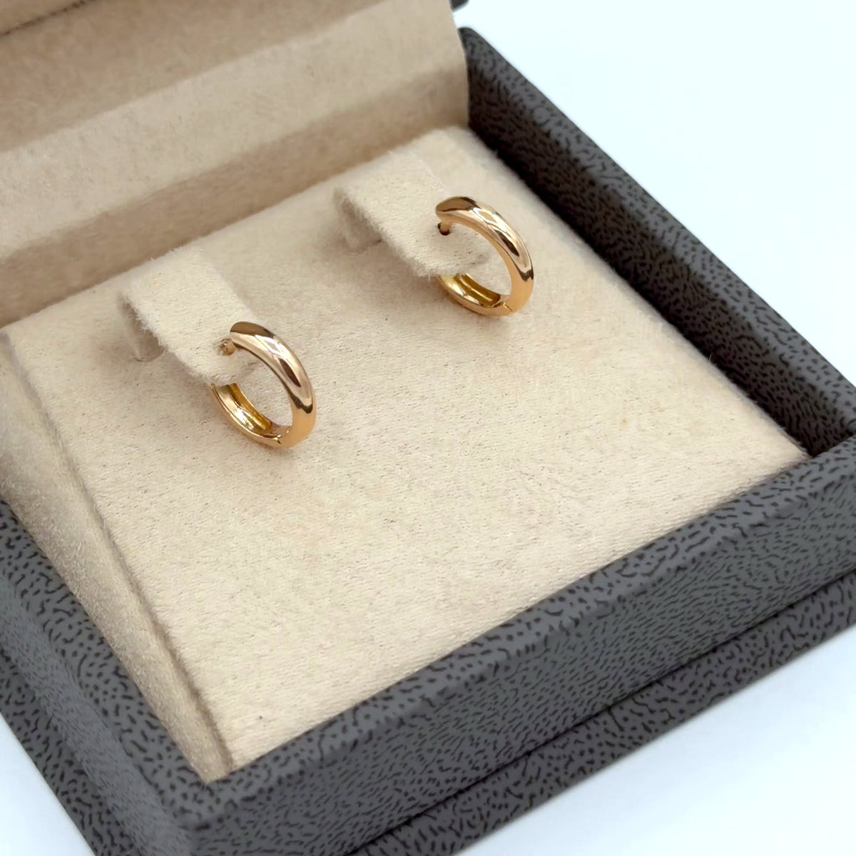 Boucles d'Oreilles Mini Créoles Or Rose – or 18 carats | Tariki