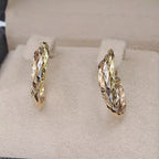 Boucles d'Oreilles Mini Créoles Torsadées Or Jaune – or 18 carats | Tariki