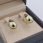 Boucles d'Oreilles Pendantes Gouttes Bombées Or Jaune – or 18 carats | Tariki