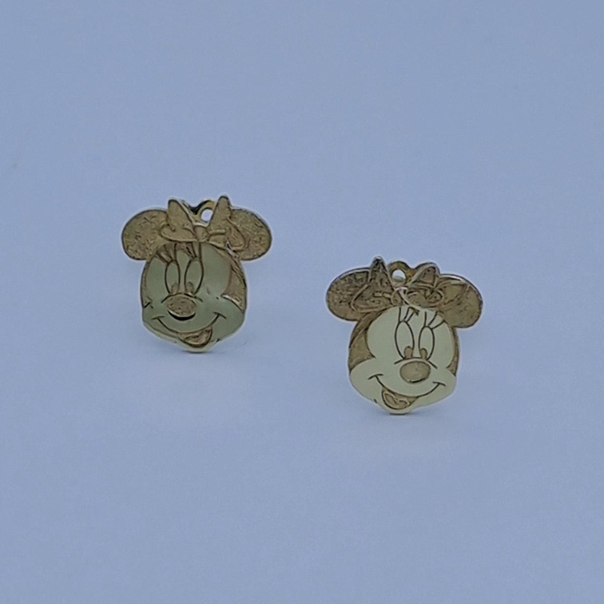 Boucles d'Oreilles Puces Mickey Or Jaune – or 18 carats | Tariki