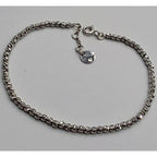 Bracelet Boules Facettées Or Blanc – or 18 carats | Tariki