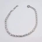 Bracelet Boules Facettées Or Blanc – or 18 carats | Tariki