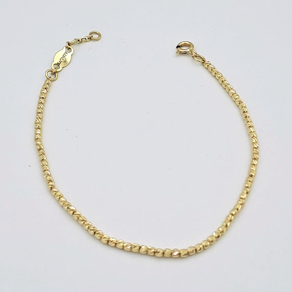 Bracelet Boules Facettées Or Jaune – or 18 carats | Tariki