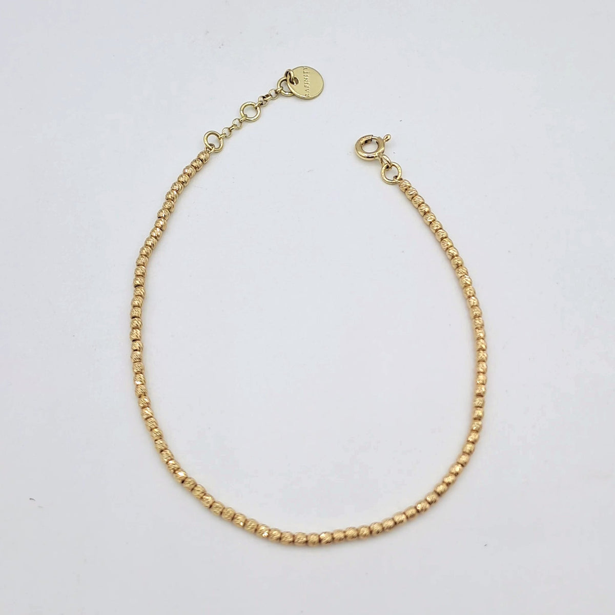 Bracelet Boules Facettées Or Rose – or 18 carats | Tariki