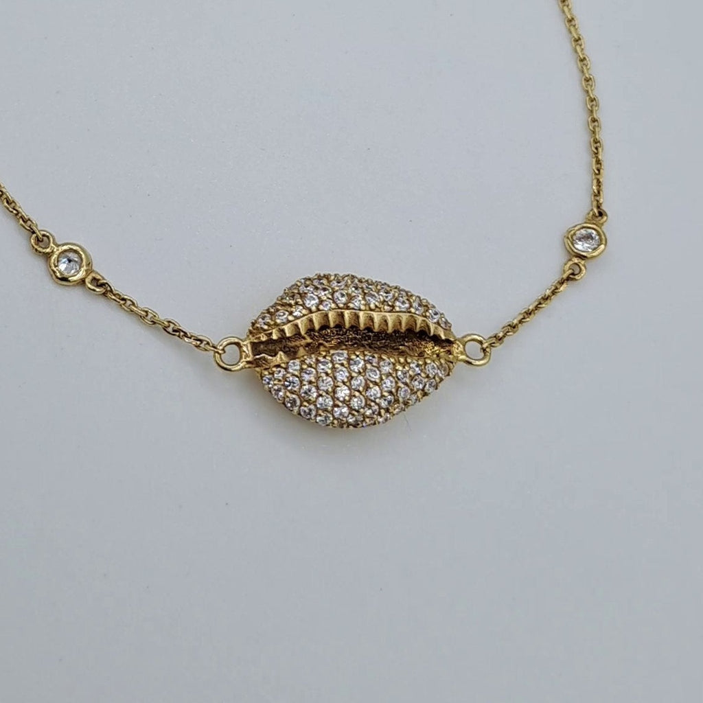 Bracelet Chaîne Or Jaune - Cauri Pavé de Pierres – or 18 carats | Tariki