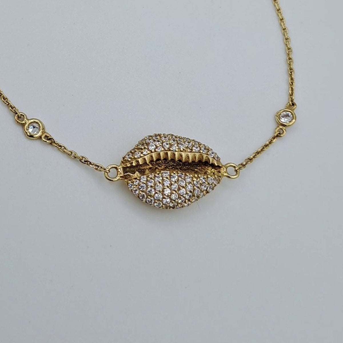 Bracelet Chaîne Or Jaune - Cauri Pavé de Pierres – or 18 carats | Tariki