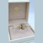 Bracelet Jonc Boulhya Or Jaune - Rosaces Ajourées Serties – or 18 carats | Tariki