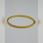 Bracelet Jonc Ciselé Beldi Or Jaune – or 18 carats | Tariki