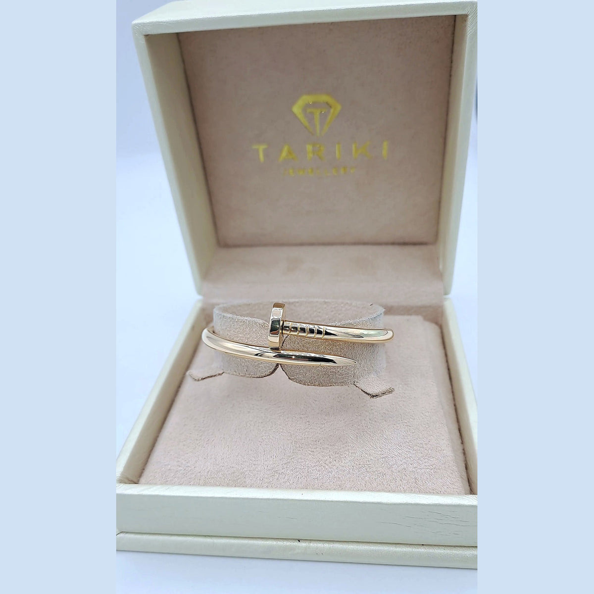 Bracelet Jonc Clou Or Rose – or 18 carats | Tariki