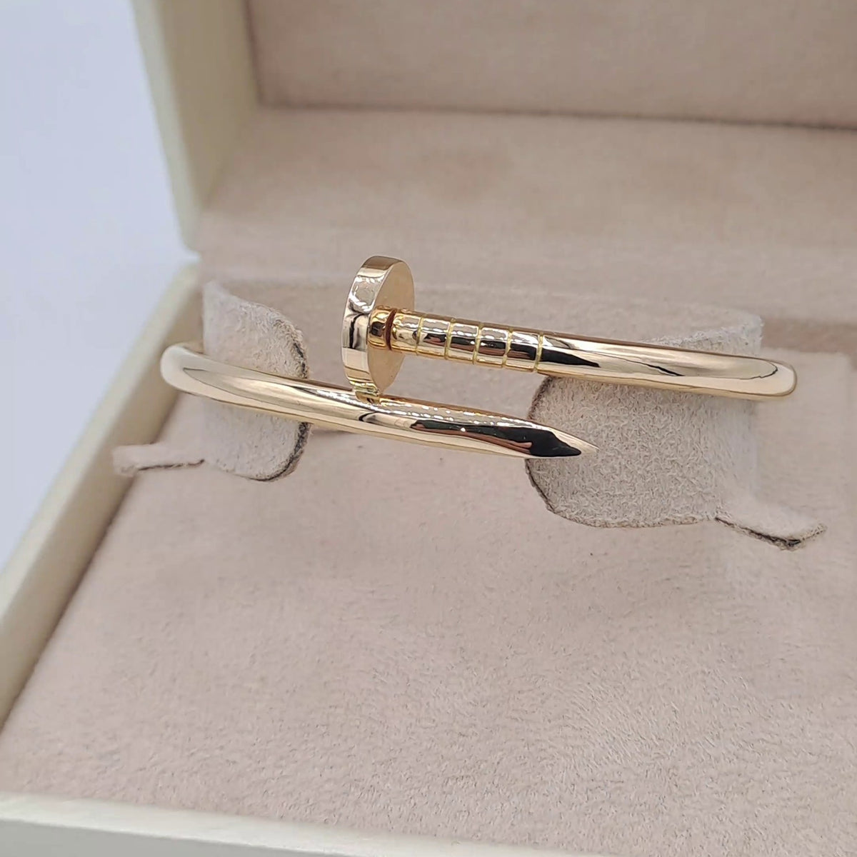 Bracelet Jonc Clou Or Rose – or 18 carats | Tariki
