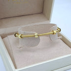 Bracelet Jonc Écrou Or Jaune – or 18 carats | Tariki