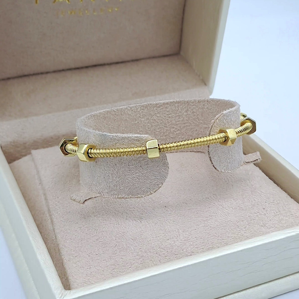 Bracelet Jonc Écrou Or Jaune – or 18 carats | Tariki