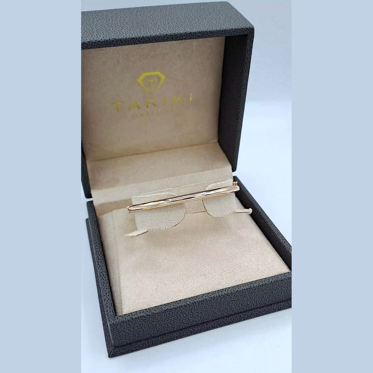 Bracelet Jonc Fin Lisse Or Rose – or 18 carats | Tariki