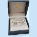 Bracelet Jonc Fin Or Rose - Serti de Pierres – or 18 carats | Tariki