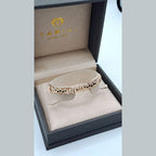 Bracelet Jonc Maillons Or Rose – or 18 carats | Tariki