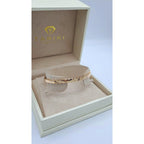 Bracelet Jonc Or Rose - Motif Zigzag – or 18 carats | Tariki