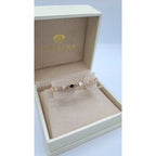 Bracelet Jonc Or Rose - Pastilles Serties de Pierres – or 18 carats | Tariki