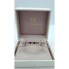 Bracelet Jonc Or Rose - Pastilles Serties, Pierres Noires – or 18 carats | Tariki