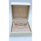 Bracelet Jonc Or Rose - Rangée de Pierres Serties – or 18 carats | Tariki