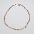 Bracelet Maille Trombone Or Rose – or 18 carats | Tariki