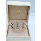 Bracelet Manchette Boucle de Ceinture Or Rose - Pavée de Pierres – or 18 carats | Tariki